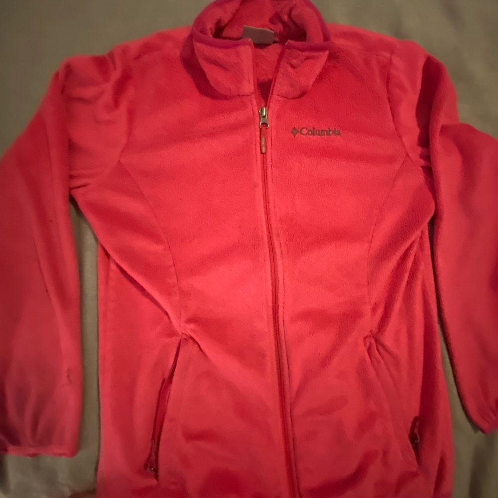 COLUMBIA, Girl’s - Benton Springs Fleece Jacket. Size 14-16. Gently worn